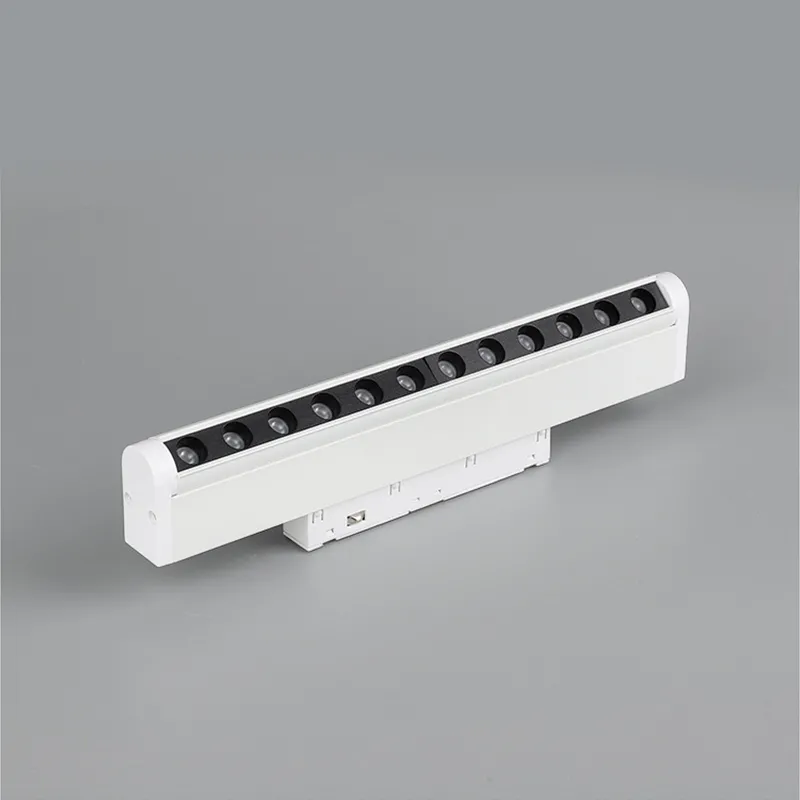 12W Magnetic Track Adjustable Grille Lights
