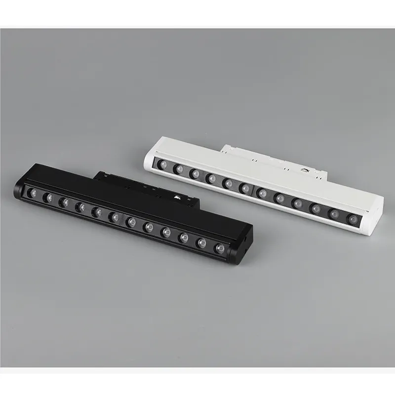 12W Magnetic Track Adjustable Grille Lights