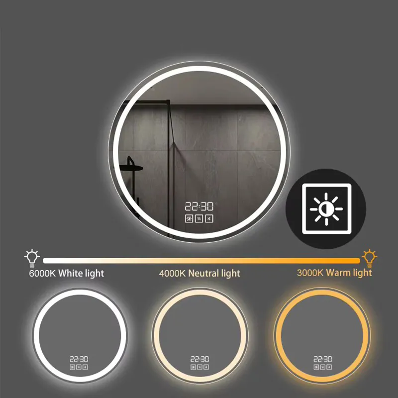 15W LED Frameless Bathroom Intelligent Mirror