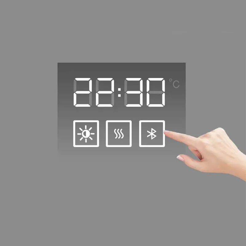 15W LED Frameless Bathroom Intelligent Mirror