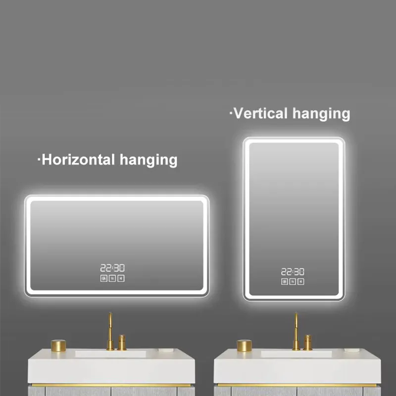 24W LED Frameless Bathroom Intelligent Mirror