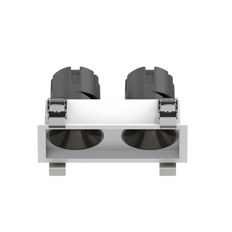 24W 2 Head Square Recessed Spotlights