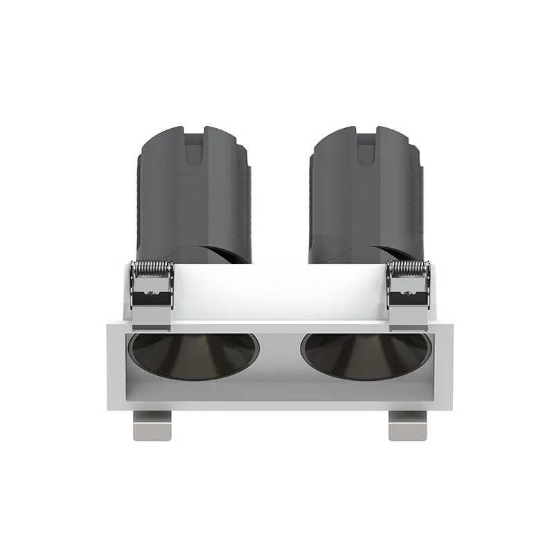 40W 2 Head Square Recessed Spotlights