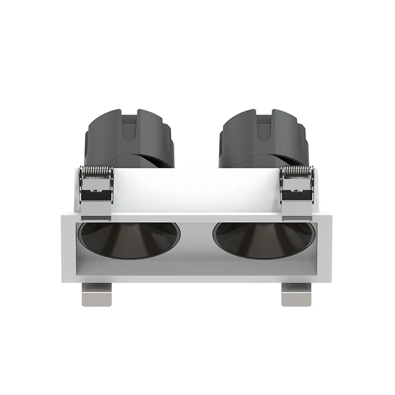 40W 2 Head Square Recessed Spotlights