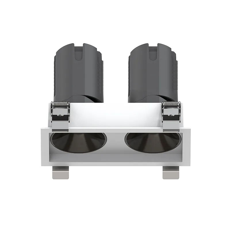 60W 2 Head Square Recessed Spotlights