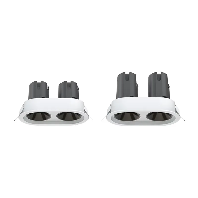 20W 2 Head Round Recessed Spotlights