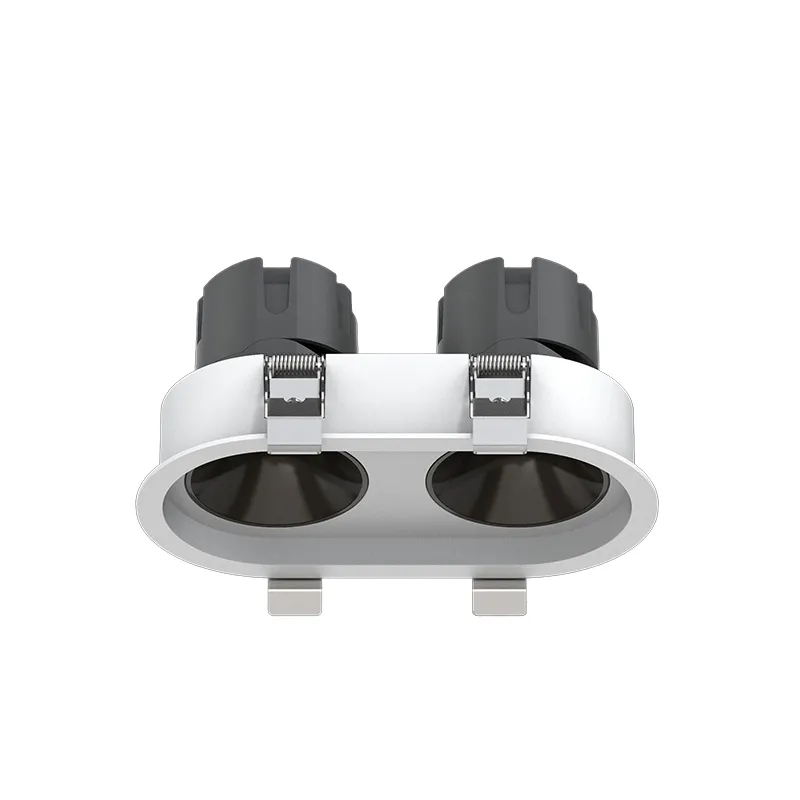 24W 2 Head Round Recessed Spotlights