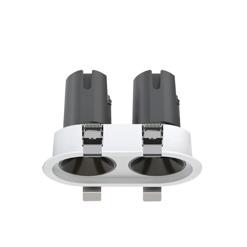 40W 2 Head Round Recessed Spotlights