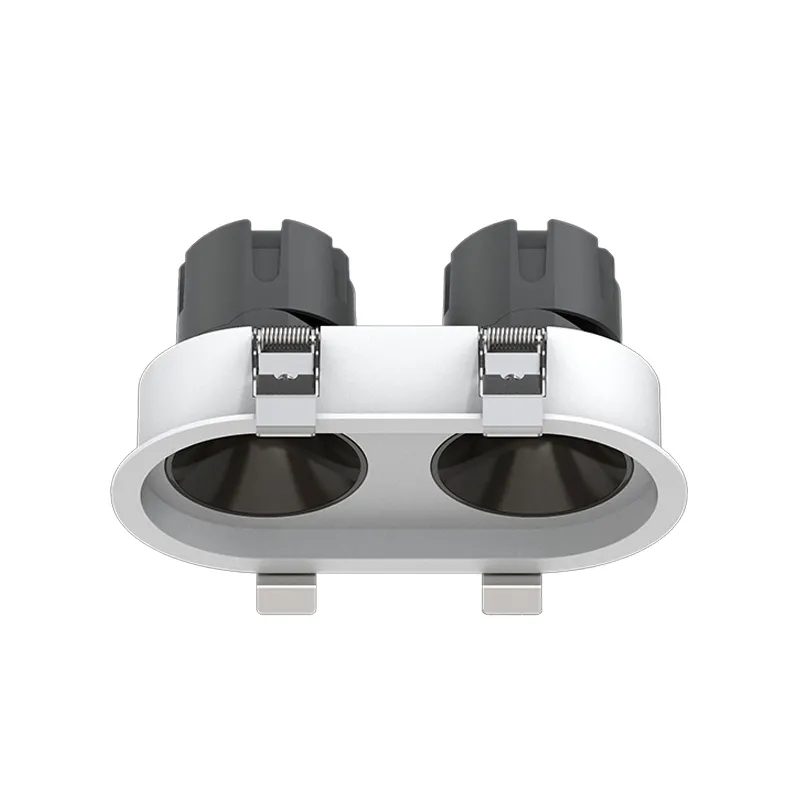 40W 2 Head Round Recessed Spotlights
