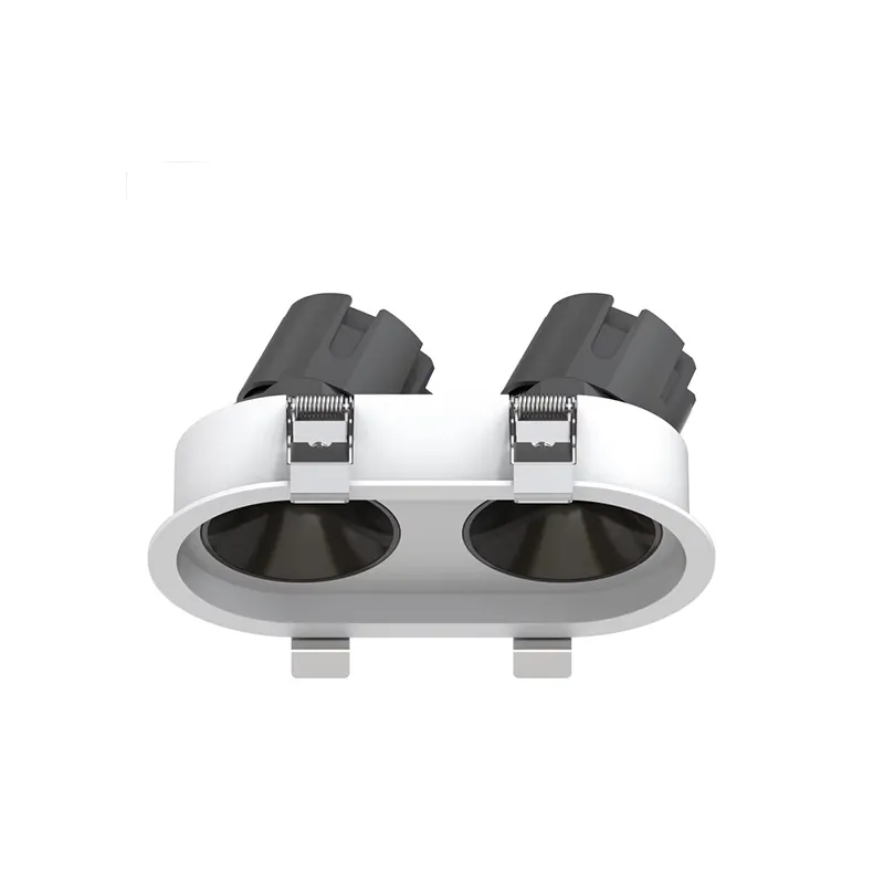 40W 2 Head Round Recessed Spotlights