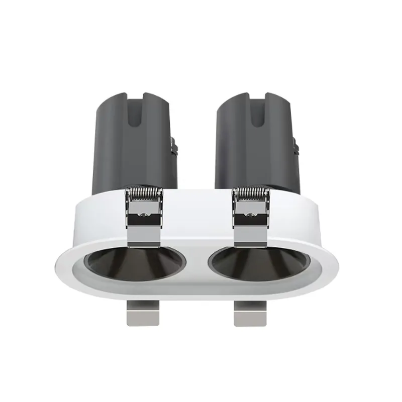 60W 2 Head Round Recessed Spotlights
