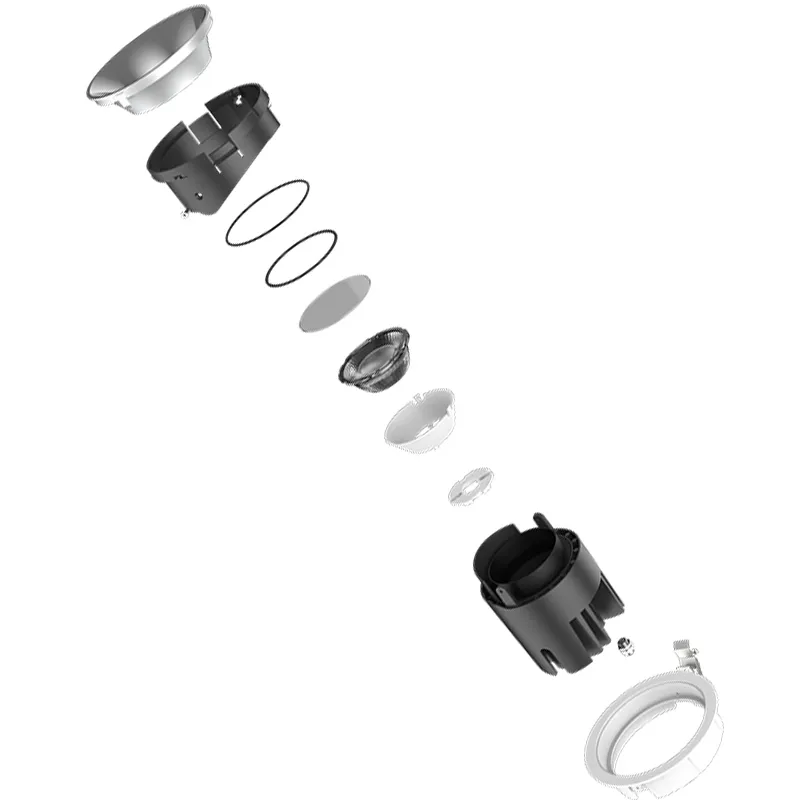 7W Trimless Round Recessed Spotlights