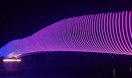 Lighting Enhancement of Yihai Bridge