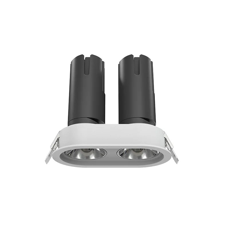18W 2 Head Mini Round Recessed Spotlights