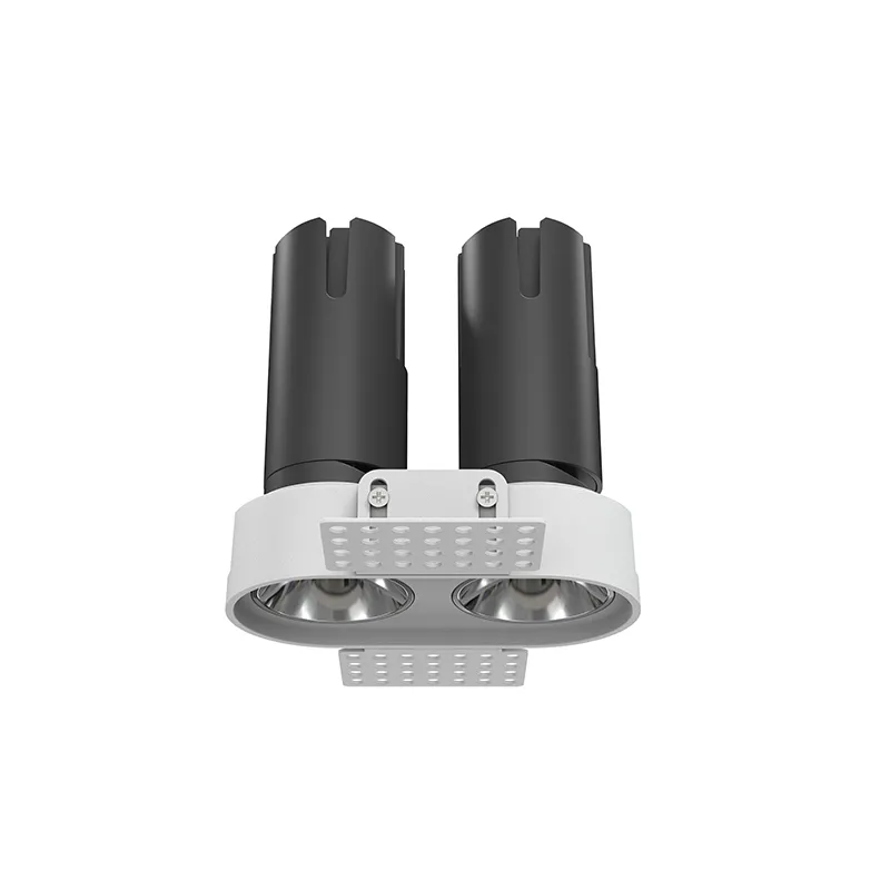 18W 2 Head Trimless Mini Round Recessed Spotlights