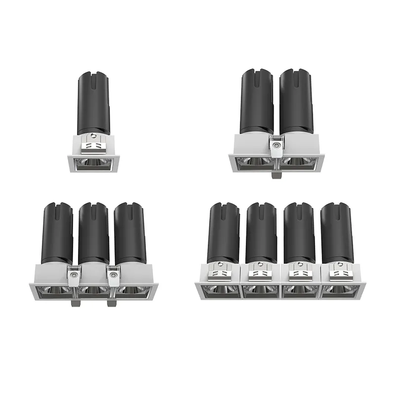 9W Mini Square Recessed Spotlights