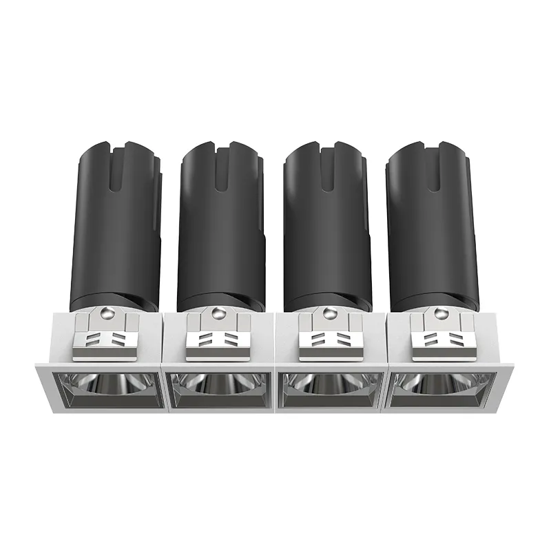 36W 4 Head Mini Square Recessed Spotlights