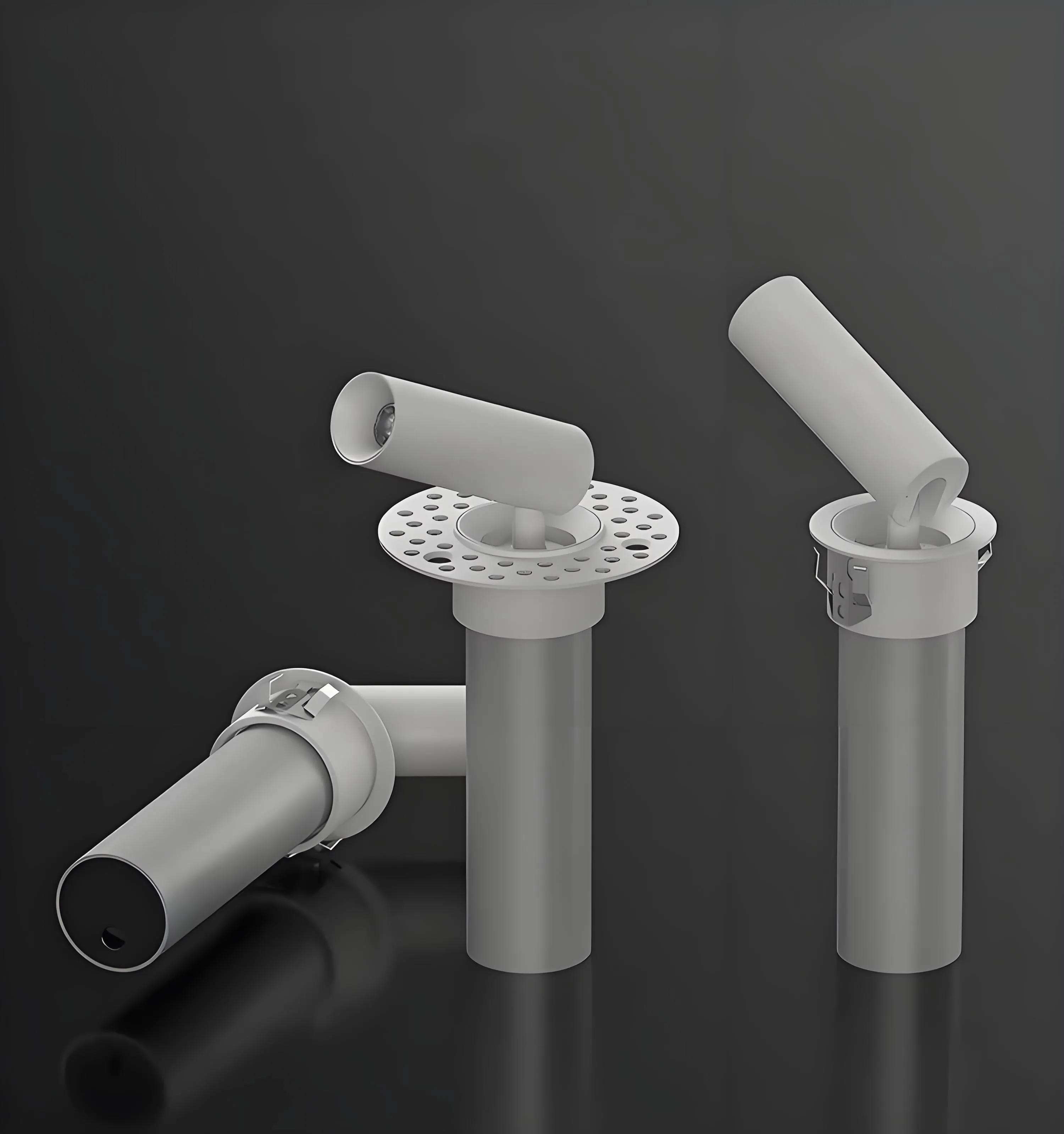 3W Telescopic Adjustable Mini Round Recessed Spotlights